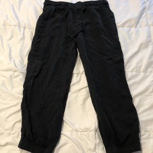 black cargo pants